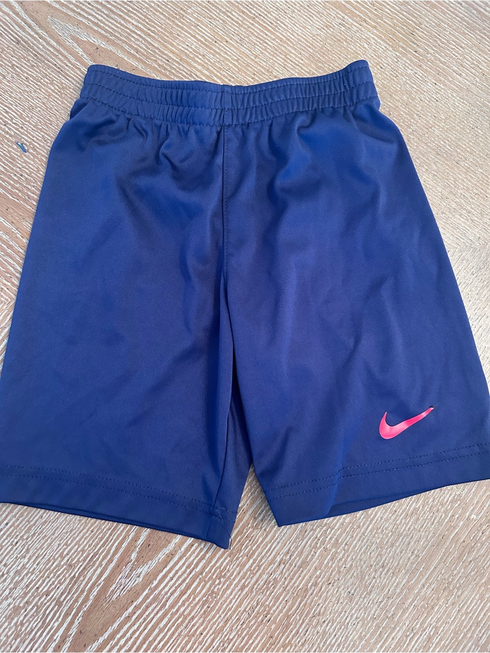 Nike Navy Athletic Shorts with Swoosh